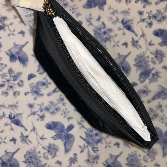 Kate Spade Black Quilted Cosmetic Bag. NWT - Picture 4 of 5